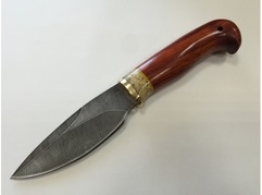Нож Соболь (дамаск, рукоять падук)