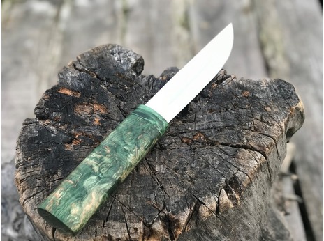 Нож Якут (сталь Х12МФ, рукоять карельская береза)