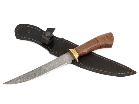 Нож Ягуар  (дамаск, рукоять венге)