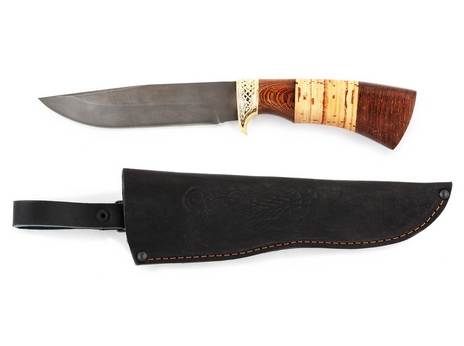 Нож Лиса (сталь Х12МФ, рукоять венге, береста)