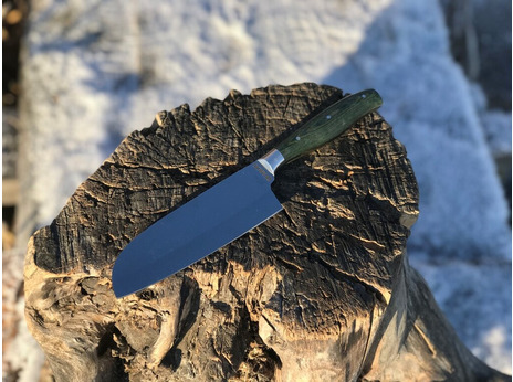 Кухонный нож №4 (сталь 95Х18, рукоять микарта)