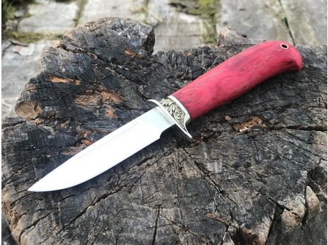 Нож Промысловый  (сталь Х12МФ, рукоять карельская береза)