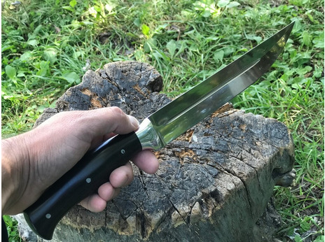 Нож Пластун (сталь х12мф, рукоять граб)
