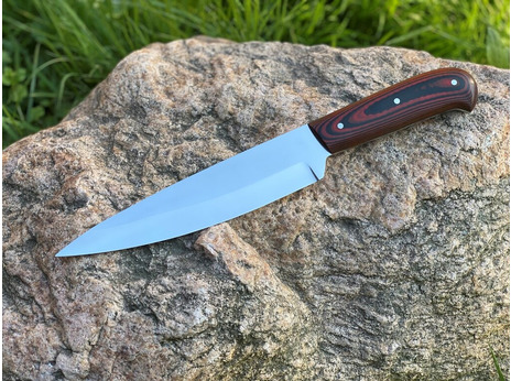 Кухонный нож №2 (сталь 95Х18, рукоять G10)