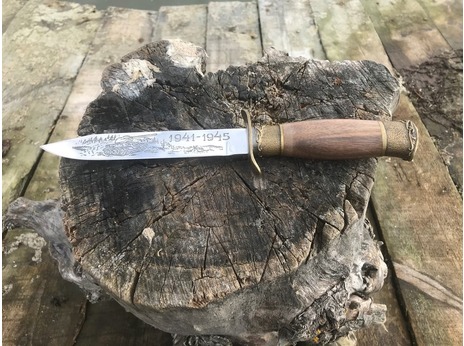 Нож Разведчика (сталь 95Х18, рукоять орех)