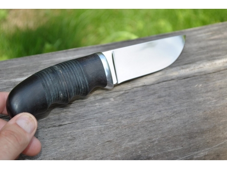 Нож Егерь (Х12МФ, рукоять граб, кожа)