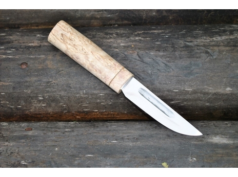 Нож Якутский (сталь х12мф, рукоять карельская береза)