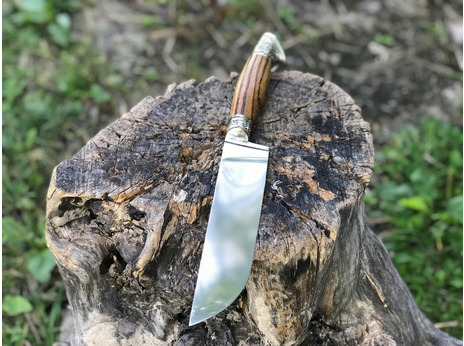 Нож Бахарман (сталь 95Х18, рукоять зебрано)