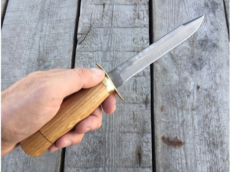 Нож Разведчика  (сталь Х12МФ, рукоять дуб)