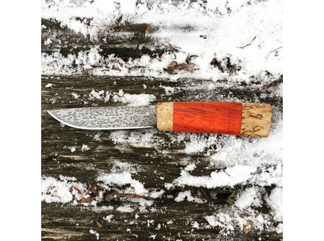 Нож Якутский (сталь хв5, рукоять карельская береза, падук)