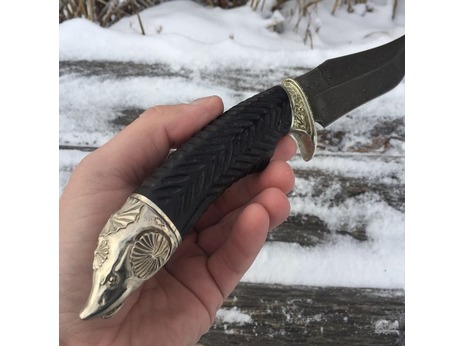Нож Бухарский (сталь ХВ5, рукоять граб)