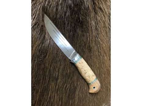 Нож Сурок  (сталь Х12МФ, рукоять карельская береза)