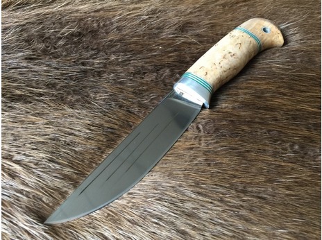 Нож Сурок  (сталь Х12МФ, рукоять карельская береза)