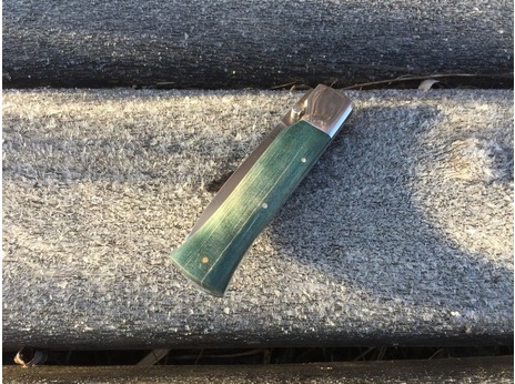 Складной нож Витязь (сталь S390, стабилизированная карельская береза)
