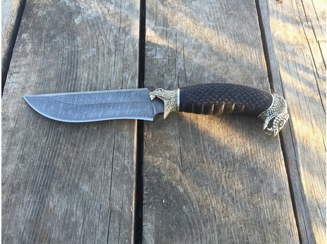 Нож Багира  (дамаск, рукоять граб)