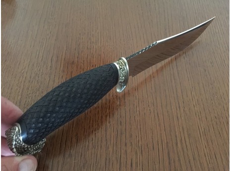 Нож Бухарский (сталь 95Х18, рукоять граб)
