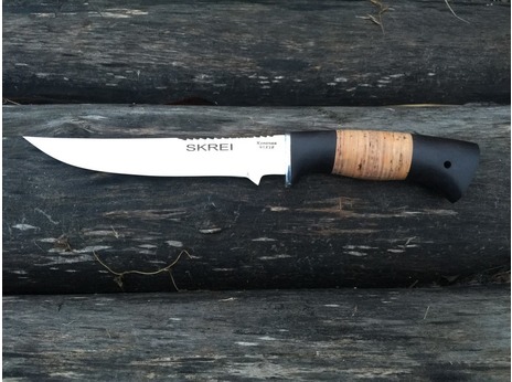 Нож Скрэй (сталь 95Х18, рукоять граб, береста)