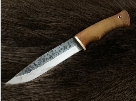 Нож Лиса (сталь 95Х18, ручная ковка, рукоять дуб)