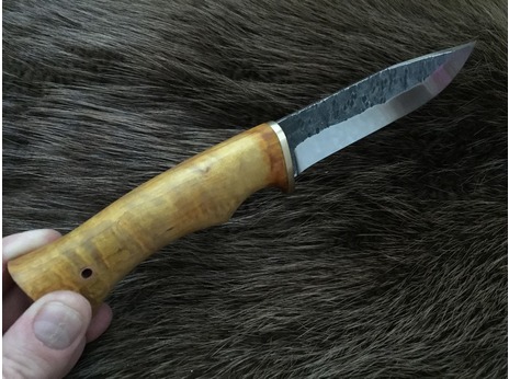 Нож Лиса (сталь 95Х18, ручная ковка, рукоять дуб)