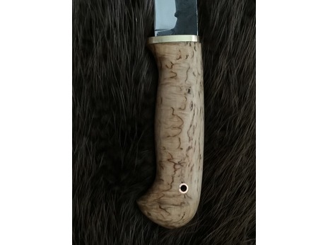 Нож Лань (сталь 95Х18, ручная ковка, рукоять карельская береза)