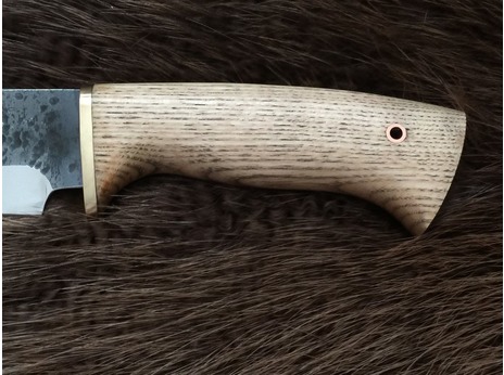 Нож Таежный (сталь 95Х18, ручная ковка, рукоять дуб)