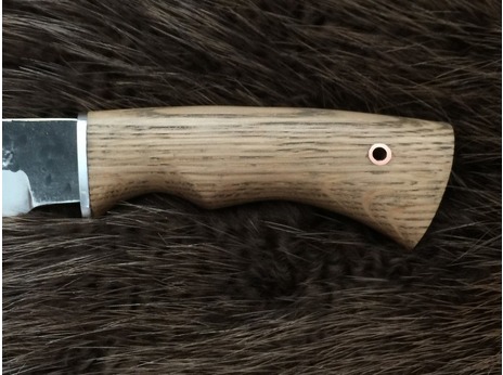 Нож Соболь (сталь 95Х18, ручная ковка, рукоять дуб)