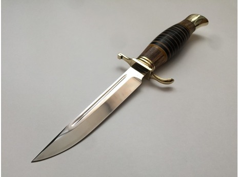 Нож Норвежский  ( Х12МФ, рукоять граб, береста)