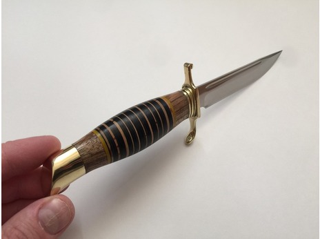Нож Норвежский  ( Х12МФ, рукоять граб, береста)