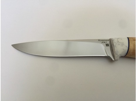 Нож Витязь  (сталь ХВ5, рукоять карельская береза)
