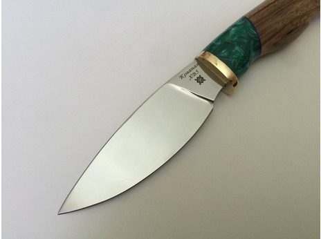 Нож Сурок 2  (сталь ХВ5, рукоять зебрано)