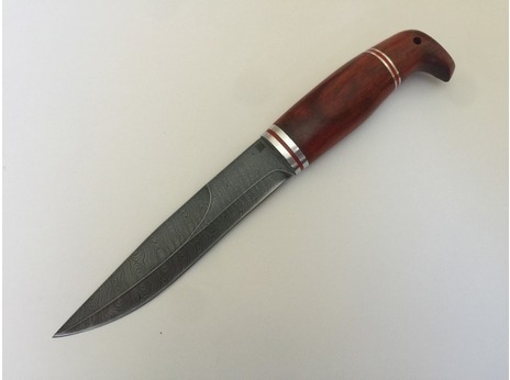 Нож Рысь (дамаск, рукоять падук)