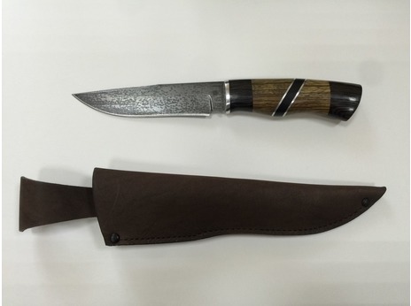 Нож  Лиса (сталь ХВ5, рукоять венге, орех)