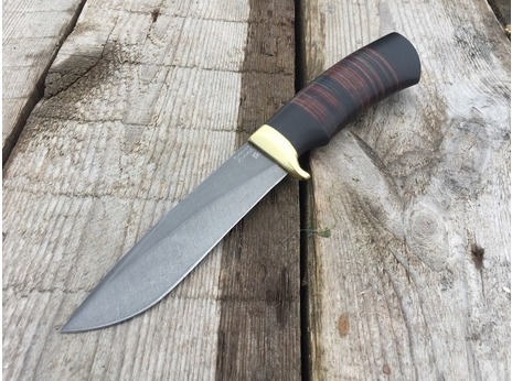 Нож Сурок  (сталь Х12МФ, рукоять граб, кожа)