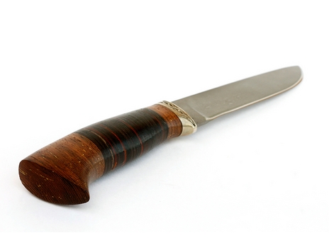 Нож Рысь (сталь Х12МФ, рукоять кожа, венге)