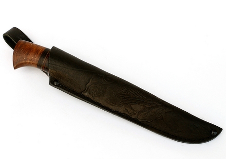 Нож Рысь (сталь Х12МФ, рукоять кожа, венге)
