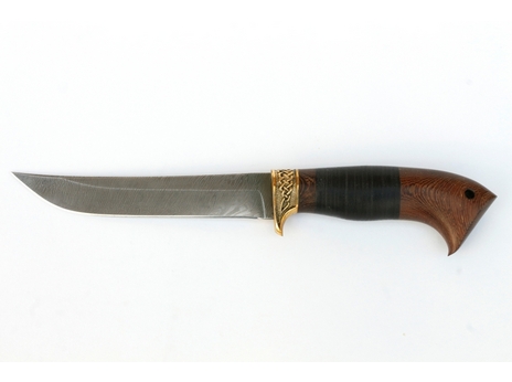 Нож Лань (дамаск, кожа, венге)