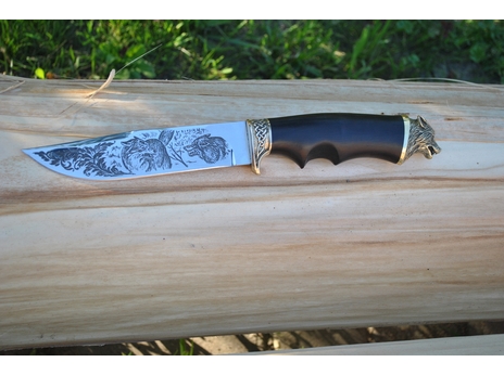 Нож Охотник (сталь 95Х18, рукоять граб)