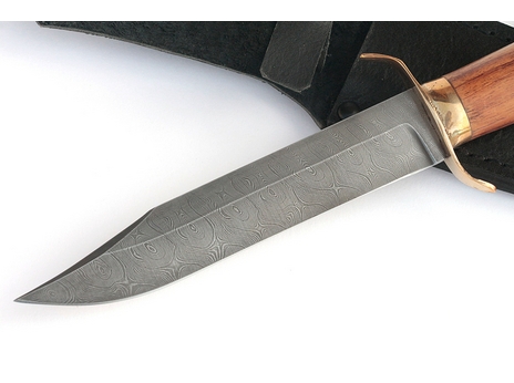 Нож Щука (дамаск, рукоять венге)