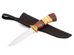 Нож Щука (сталь 95Х18, рукоять венге, береста)