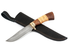 Нож Коршун (сталь Х12МФ, рукоять венге, береста)