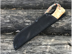 Нож Бобр (сталь 95Х18, рукоять карельская береза)