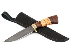 Нож Лиса (сталь Х12МФ, рукоять венге, береста)