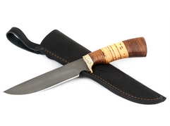 Нож Юрга (сталь Х12МФ, рукоять венге, береста)