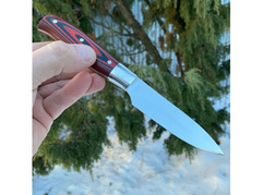 Нож Овощной  (сталь AUS8, рукоять G10)