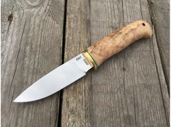 Нож Сурок (elmax, рукоять стабилизированная карельская береза)