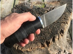 Нож Егерь (сталь Х12МФ, рукоять граб, кожа)