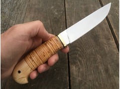 Нож Лиса (сталь Х12МФ, рукоять береста)