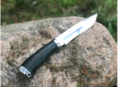 Нож Гепард (elmax, рукоять стабилизированная карельская береза)