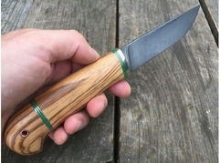 Нож Сурок  (сталь Х12мф, рукоять зебрано)