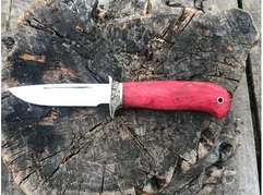 Нож Промысловый  (сталь Х12МФ, рукоять карельская береза)